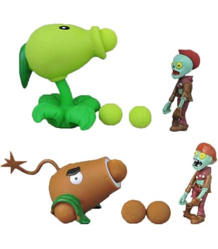 Amazon.co.jp: JHESAO 植物とゾンビのおもちゃ アクションフィギュア